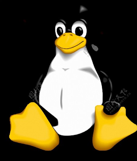 linux卡通企鹅免抠png透明素材