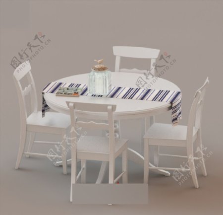 餐桌椅模型