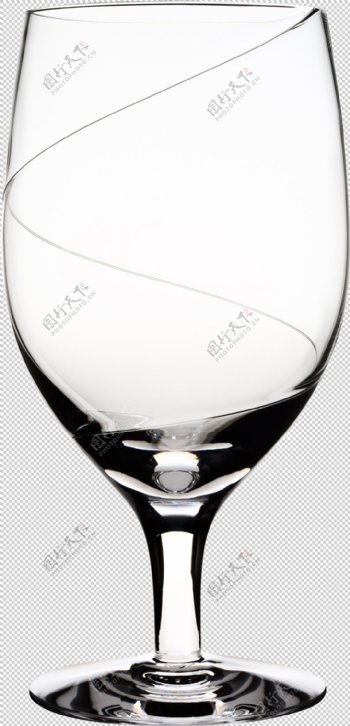唯美高档玻璃杯免抠png透明图层素材