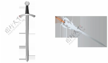 武术剑免抠png透明图层素材