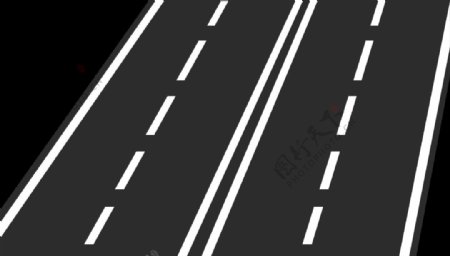 高速公路背景图免抠png透明图层素材