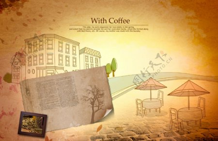 咖啡海报素材图片
