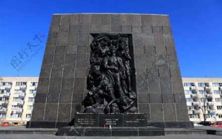 波兰华沙犹太人二战纪念碑