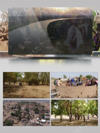 2K非洲冈比亚森林社区活动沙漠风光非洲旅游宣传