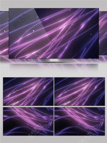 紫色柔和光线高清视频素材