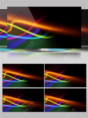 科技炫彩光影动态视频素材