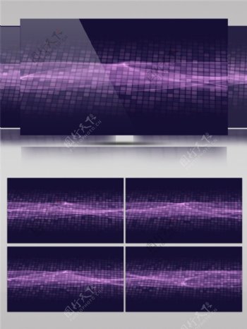梦幻紫色灯毯高清视频素材