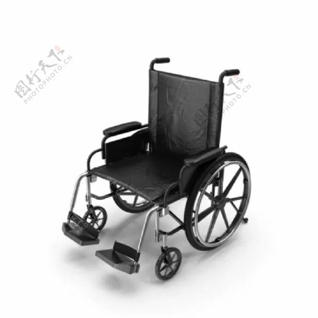 一款黑色轮椅饰品设计