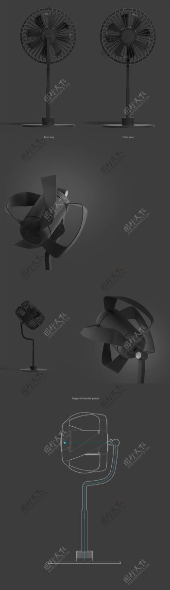 电风扇设计素材