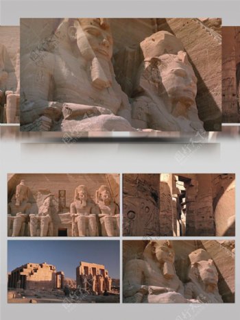 沙漠埃及人文艺术视频素材