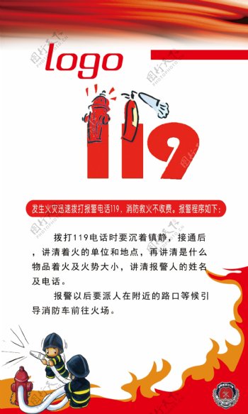 火灾程序119消防安全