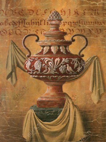 复古花瓶