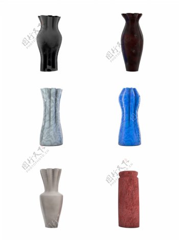 6款现代欧式艺术花瓶生活装饰用品陶瓷瓶子