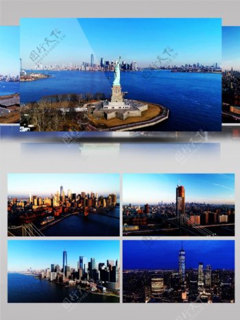 2018航拍纽约城市风景