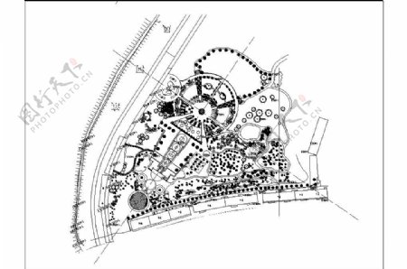 最新休闲娱乐广场景观设计施工图
