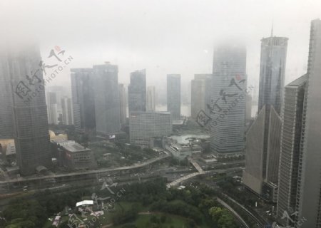 上海陆家嘴俯瞰
