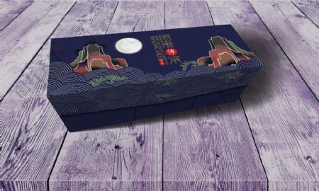 中秋月饼礼盒包装设计