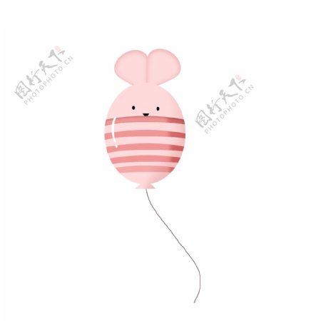 七夕情人节可爱粉红色气球
