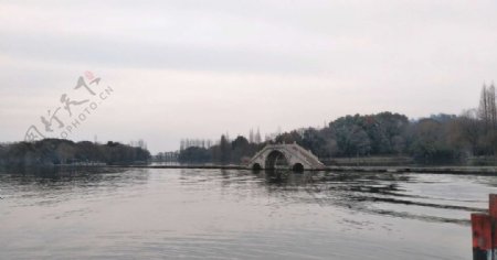 绍兴柯岩风景区鉴湖桥