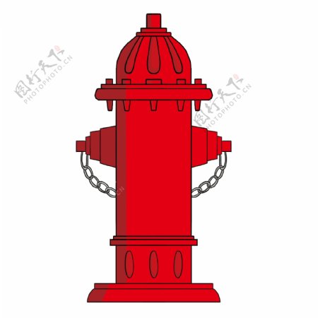 红色消防栓消防器械