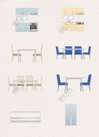 桌子椅子家具设计