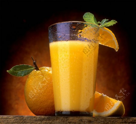 果汁橙高球杯