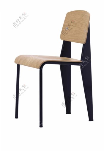 现代时尚木质简约椅子3d模型