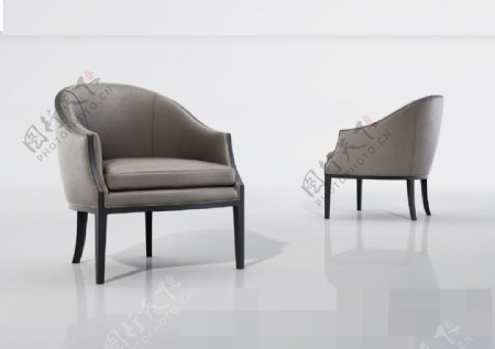 布艺沙发椅模型.zip