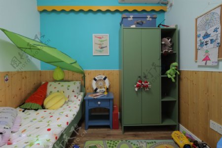 田园地中海儿童卧室效果图