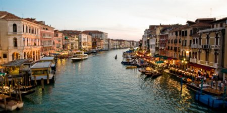 水上威尼斯高清风景画