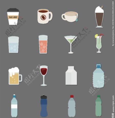 饮品杯子图标