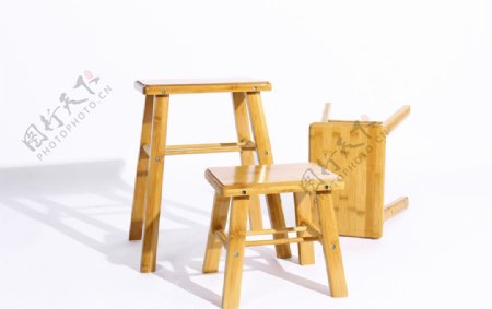 竹椅子生活用品产品拍摄