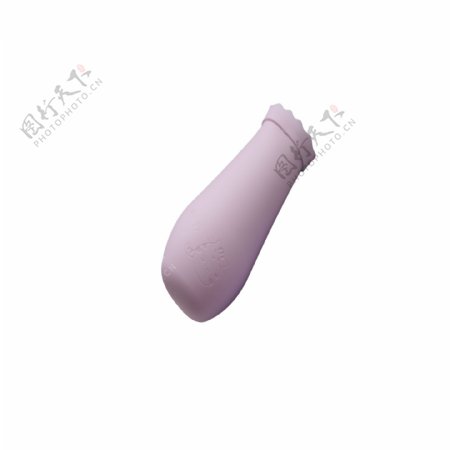 紫色保温杯png素材