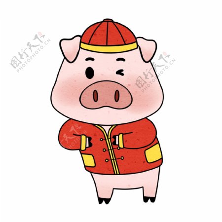 猪年金猪2019年金猪拜年