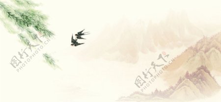 中国风山水图