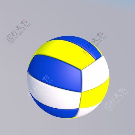 C4D沙滩球
