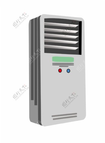 电器柜机空调插画