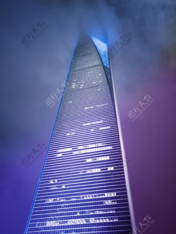 城市夜景高楼建筑系列1