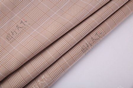 棉麻格子布纹理布料面料6