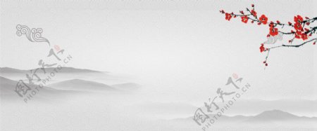 中国风传统文化海报背景素材