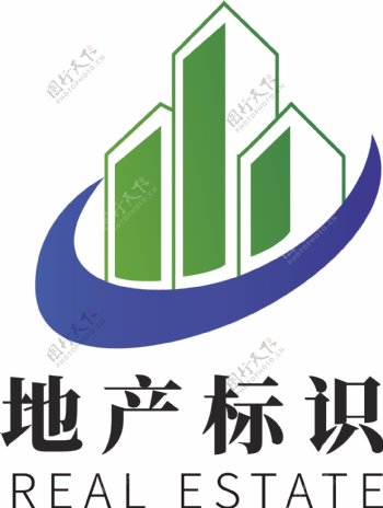 科技环保房地产企业logo模板