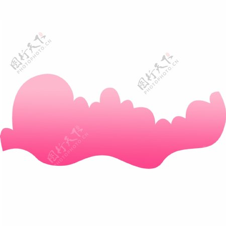 粉色云朵