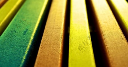 彩色木板