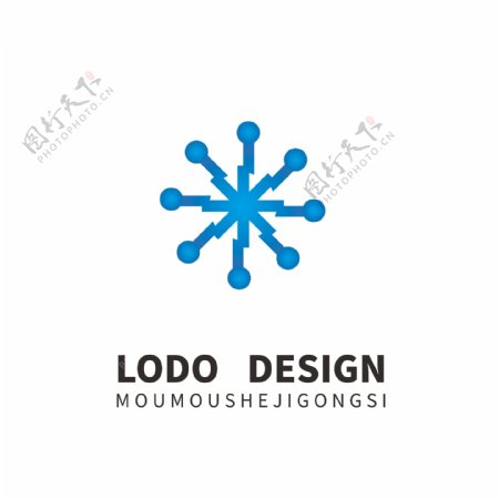 原创科技公司信息技术logo设计