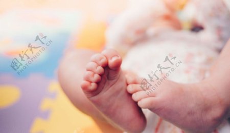 婴儿的脚商业