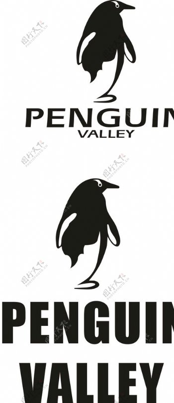 企鹅企鹅谷标志
