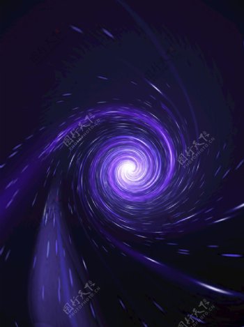 紫色漩涡动感图