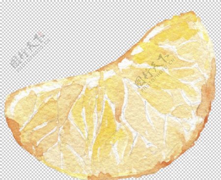 水果橘子插画图案