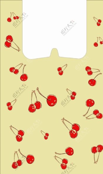 樱桃水果袋广告袋