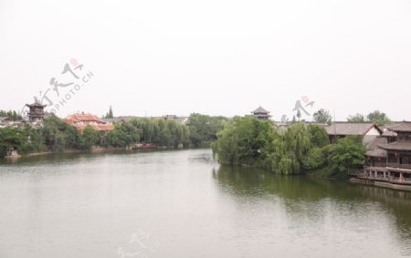 台儿庄古城运河